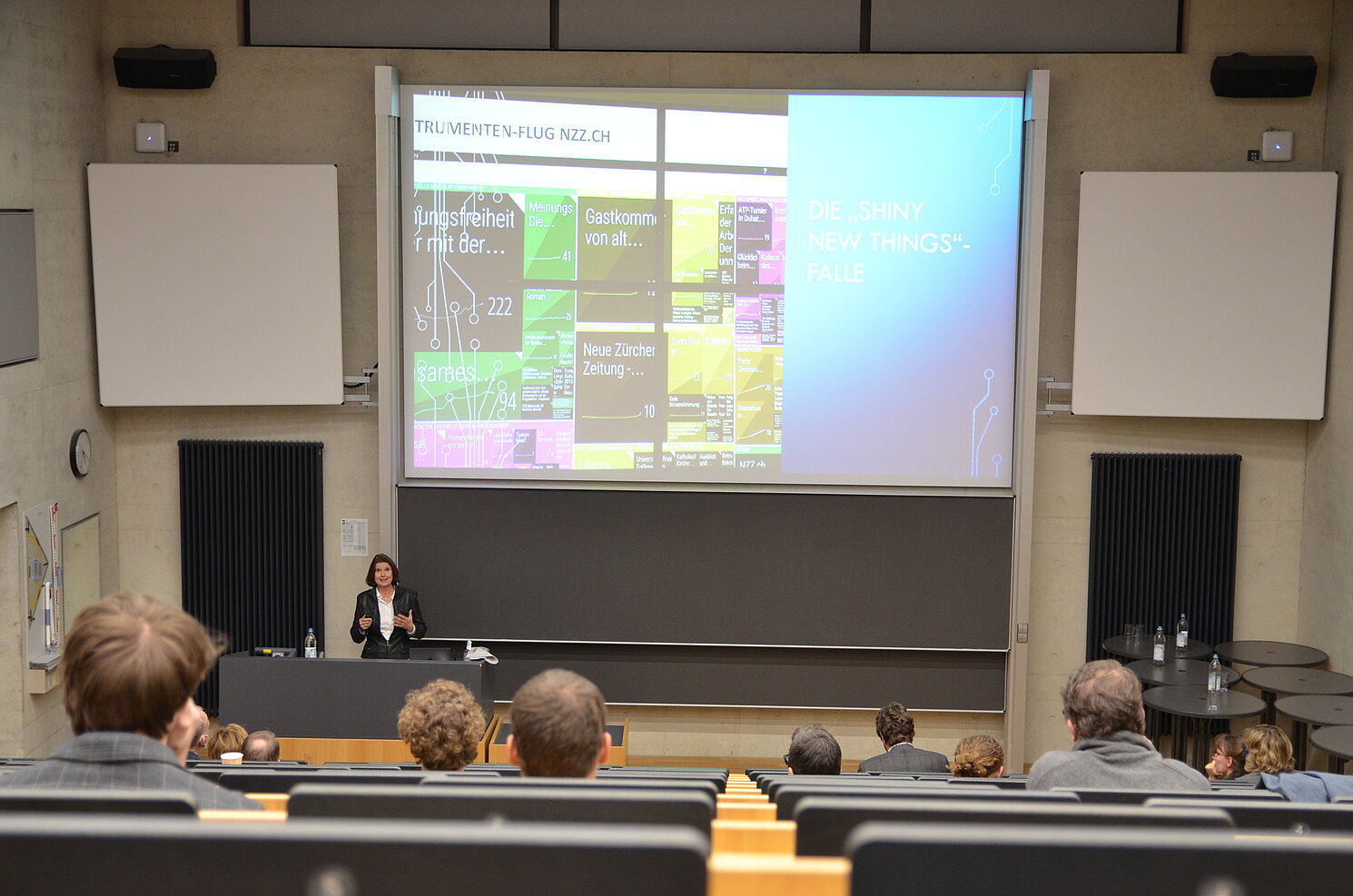 Prof. Dr. Alexandra Borchardt beschäftigte sich in ihrem Beitrag mit dem Thema „Freiheit“ im Kontext der digitalisierten Welt. Prof. Dr. Alexandra Borchardt beschäftigte sich in ihrem Beitrag mit dem Thema „Freiheit“ im Kontext der digitalisierten Welt.
